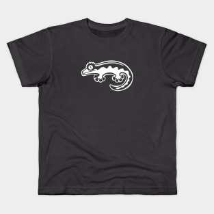 Crested gecko. Minimalist art for geckos and lizards lovers Kids T-Shirt